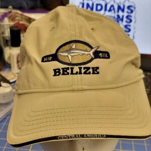 Central America Belize Khaki Adjustable Cap Hat